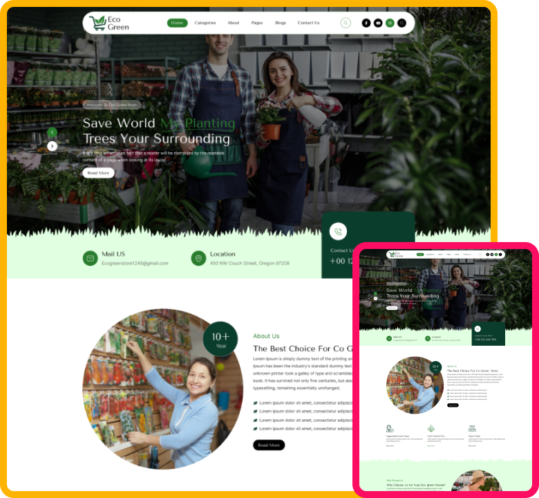 Green Store WordPress Theme