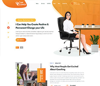 Free Life Coach WordPress Theme - ThemeIgnite