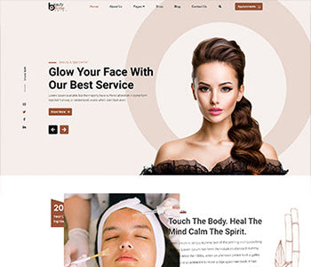 Free Beauty WordPress Theme - ThemeIgnite