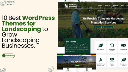 WordPress themes for landscaping