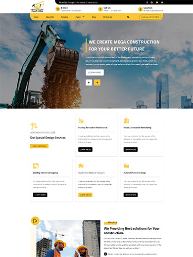 Construction WordPress Theme products image 