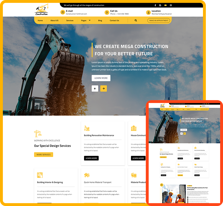 Free Architecture WordPress Theme - ThemeIgnite
