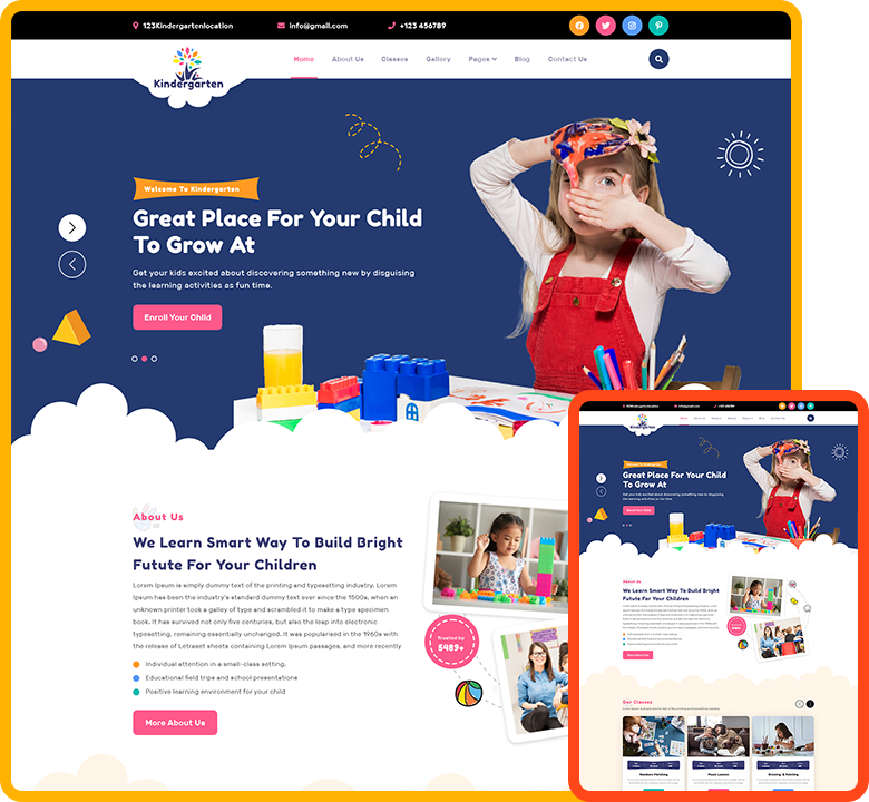 Ignite Kindergarten Premium WordPress Theme