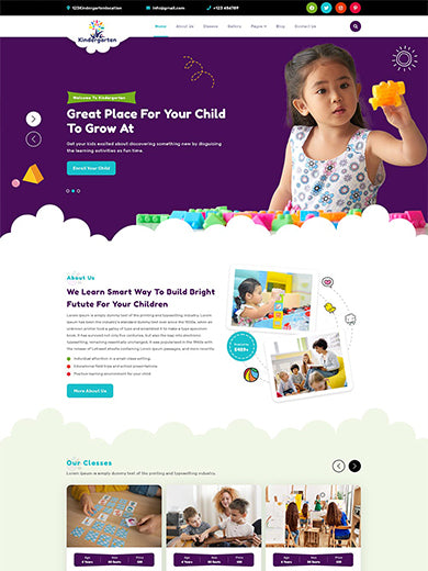Kindergarten Wordpress Theme product image