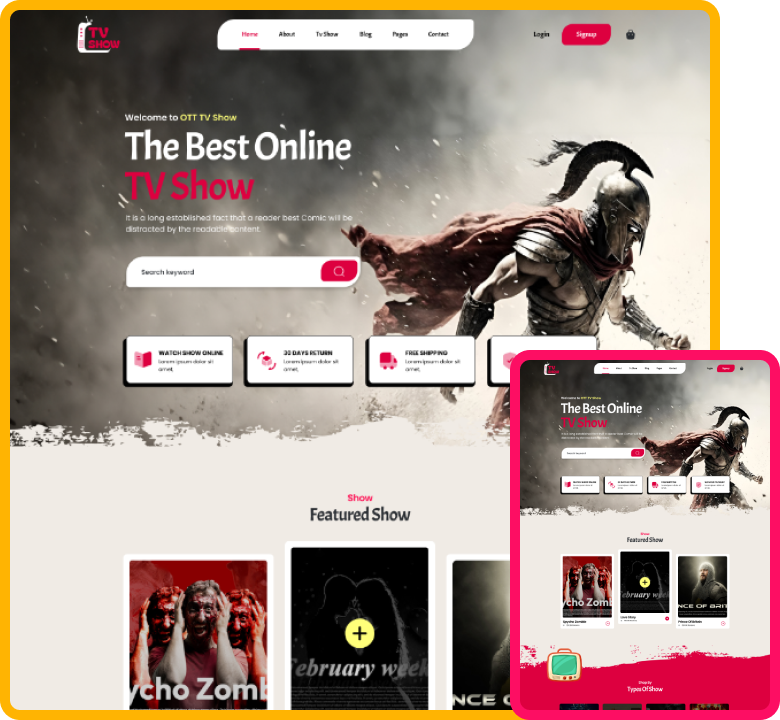 Free TV Shows WordPress Theme - ThemeIgnite