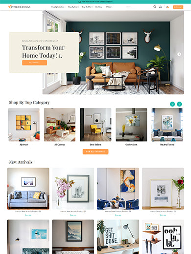 Premium Interior Designer WordPress Theme product image