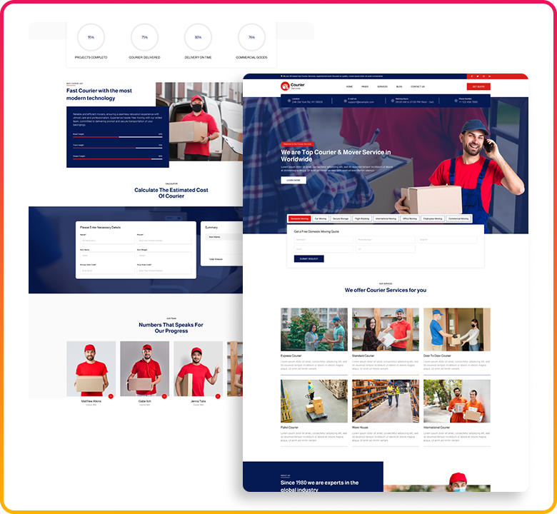 Courier WordPress Theme
