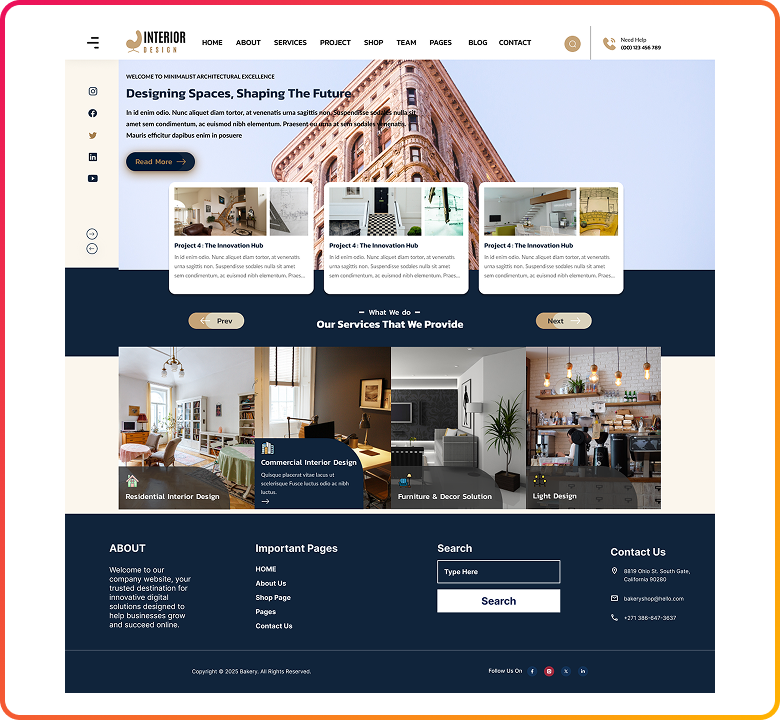 Free Architecture WordPress Theme
