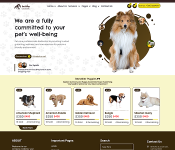 Free Pet Shop WordPress Theme Icon