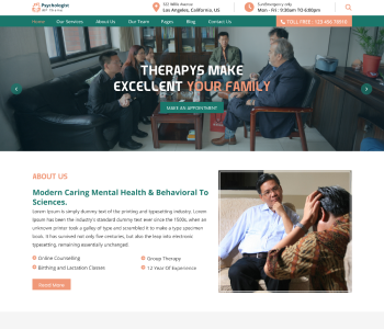 Free Psychology WordPress Theme icon