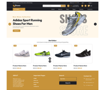 Free Shoes WordPress Theme 