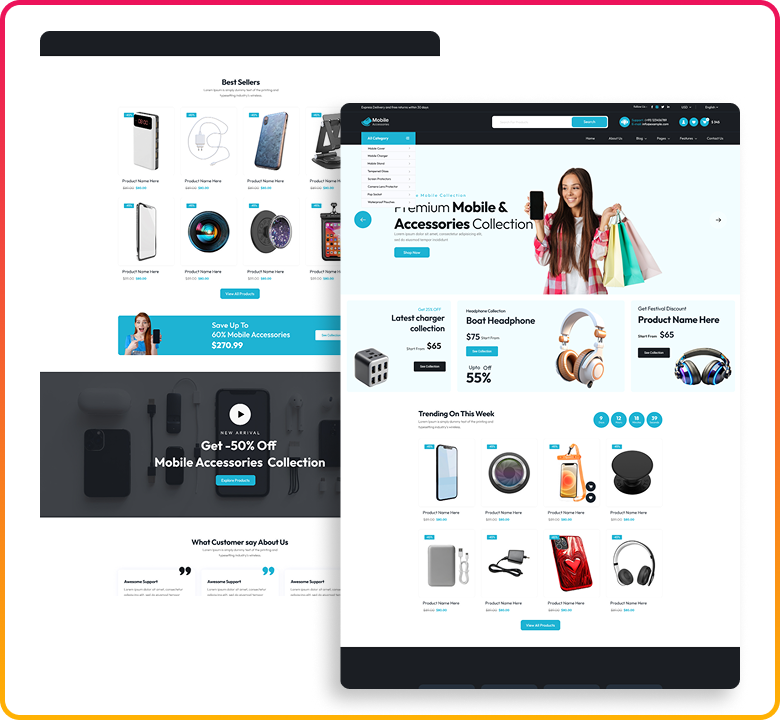 Mobile Accessories WordPress Theme