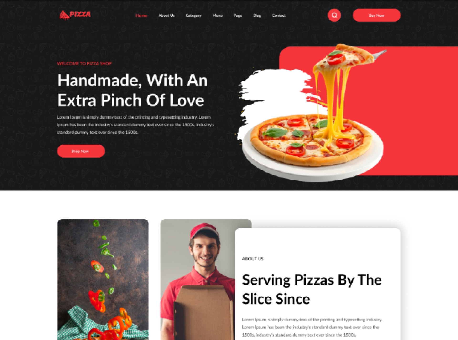 Pizza WordPress Theme Icon