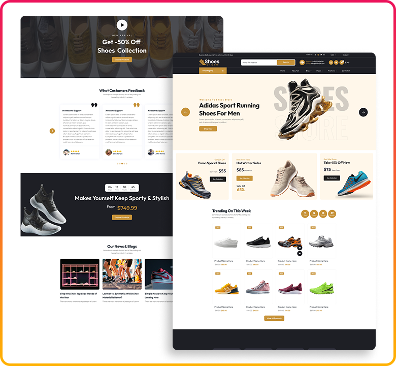Shoes WordPress Theme